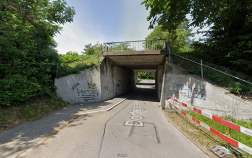 Google Maps - Unterführung bei Lindau ZH